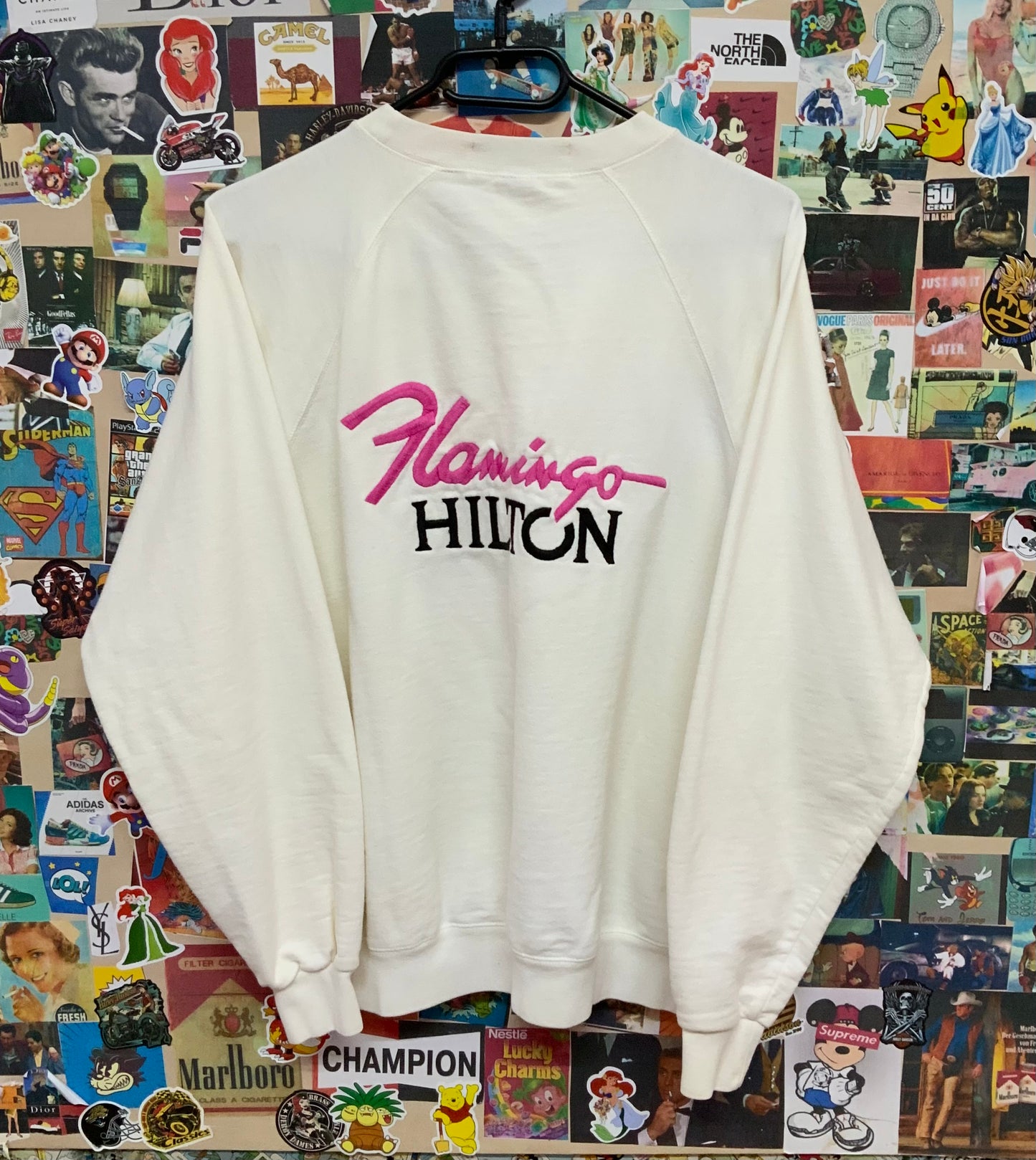 Vintage Sweater / bestickt / 100% Cotton / M
