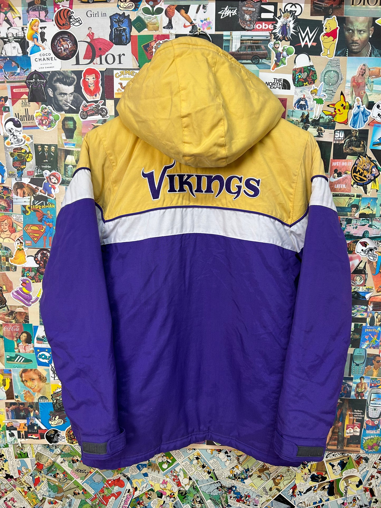 Dicke NFL Vikings Jacke / Youth 14-16 Large