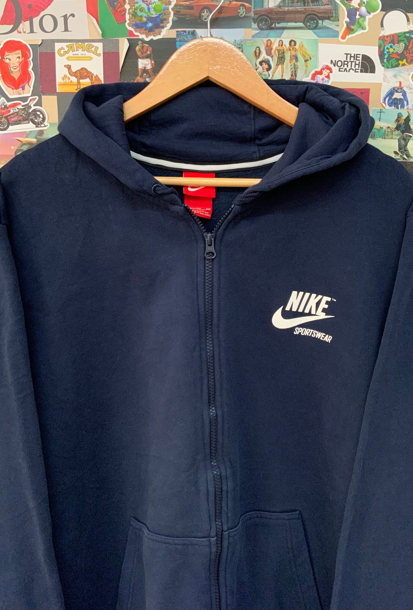 Nike Zip Hoodie / Backprint / XXL