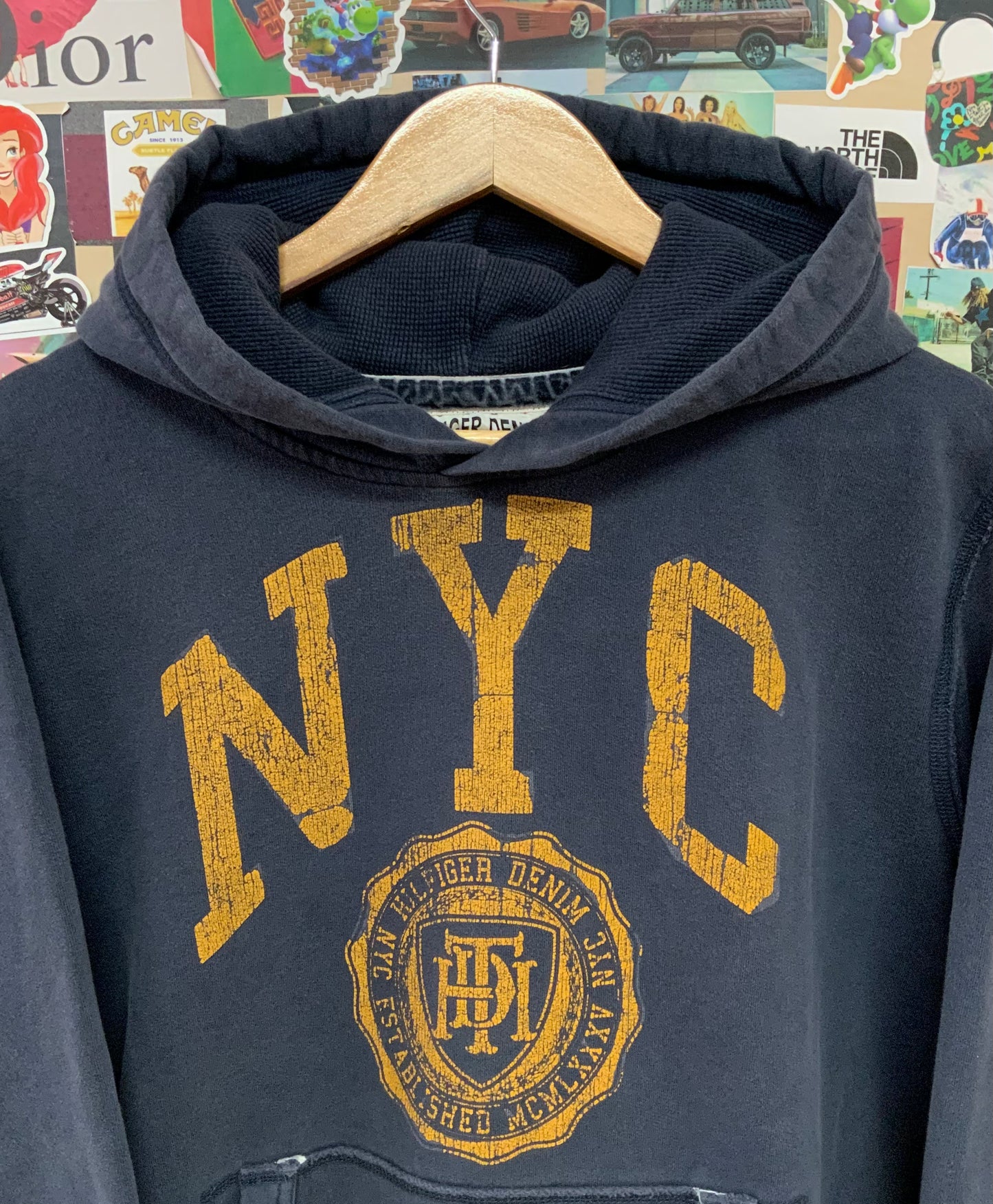 Tommy Hilfiger Vintage Hoodie / Logo gestickt / XL