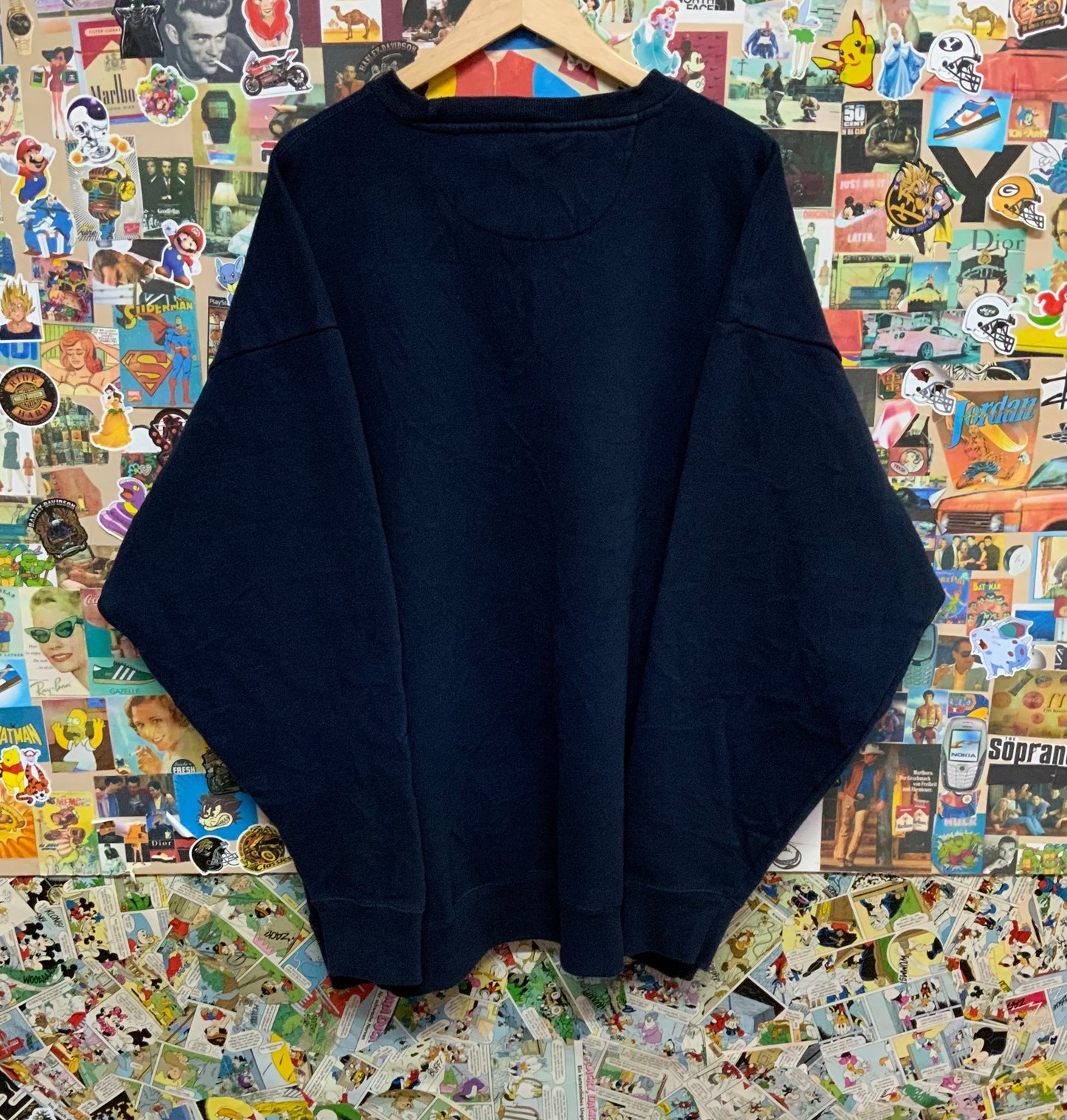 Vintage Sweater / bestickt / dickerer Stoff / 3XL