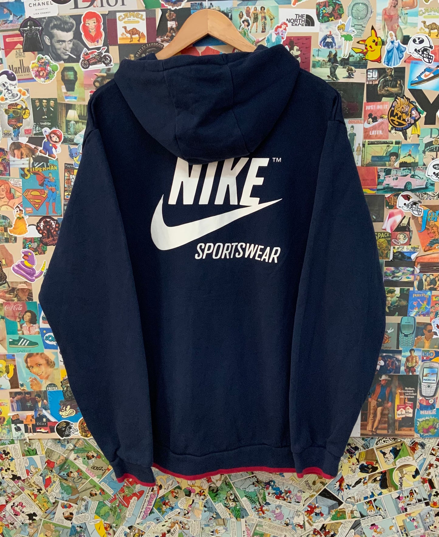 Nike Zip Hoodie / Backprint / XXL