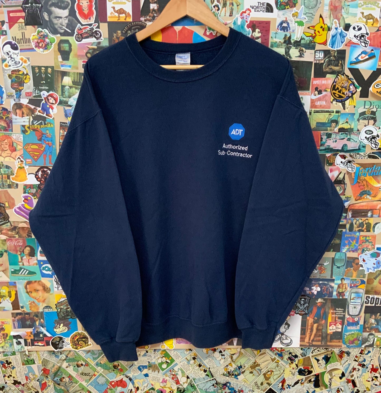 Crewneck Sweater / bestickt / XL