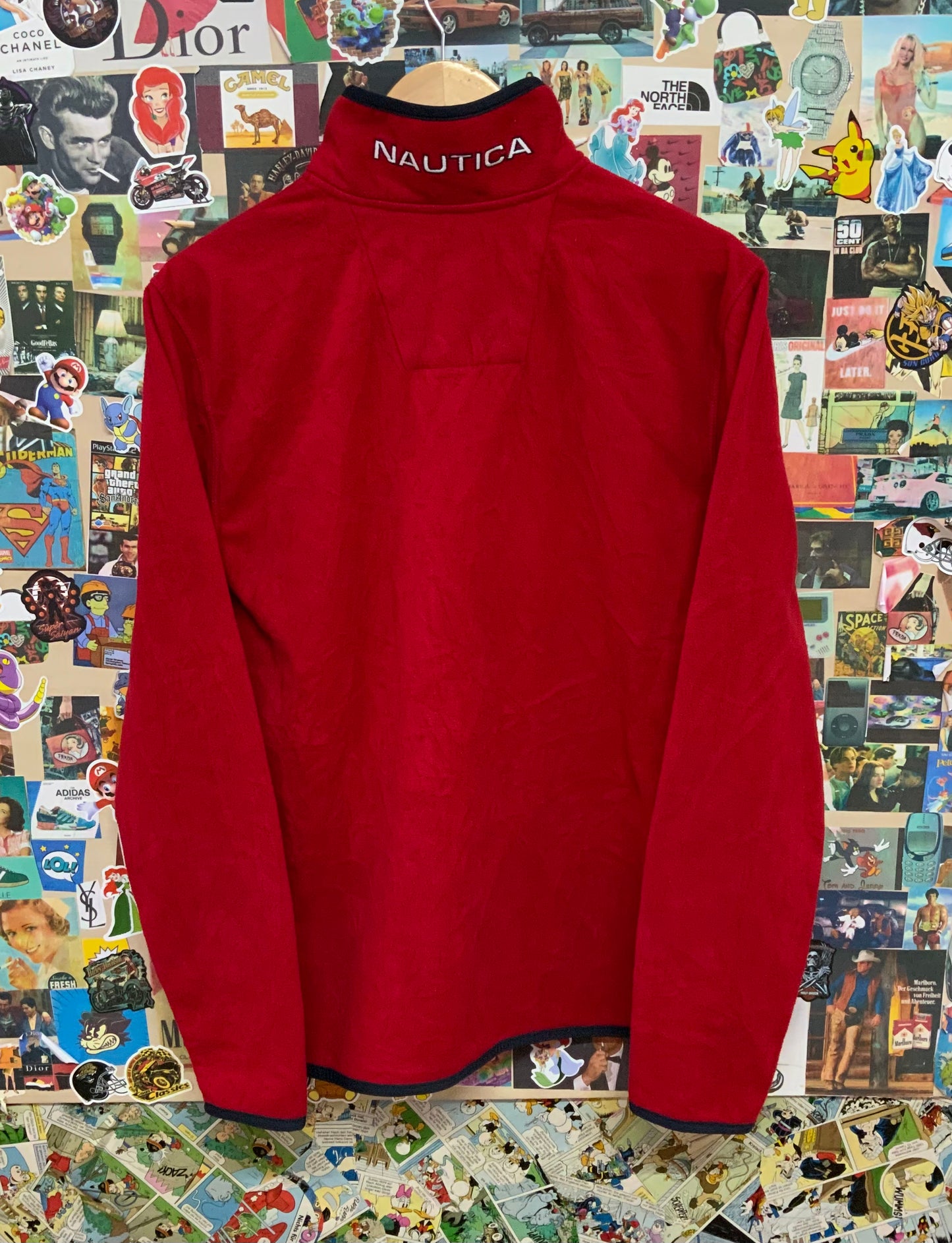 Nautica Fleece Halfzip 1/3 Zip Sweater / bestickt / L