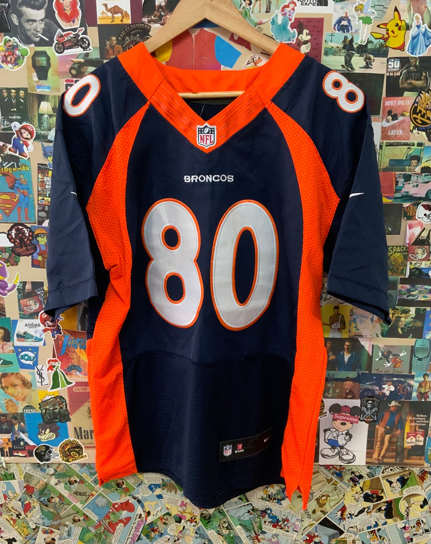 NFL Nike Broncos Football Jersey / bestickt / M