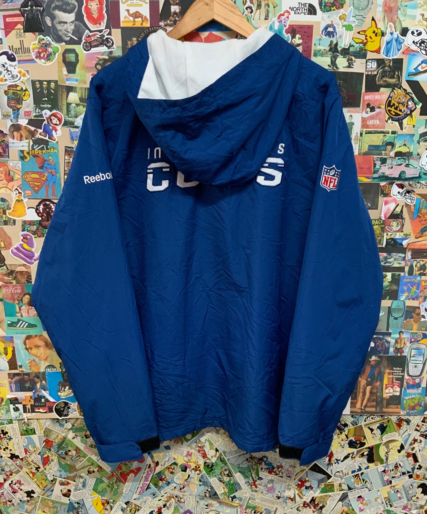 Reebok gefütterte Regenjacke / NFL / L